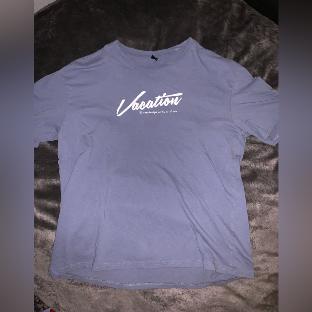 Blue men’s tee